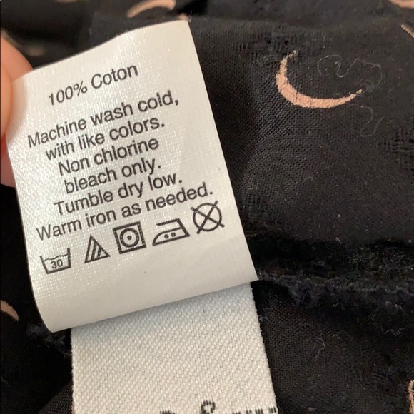 Madewell button down with crescent moons - Picture 5 of 5